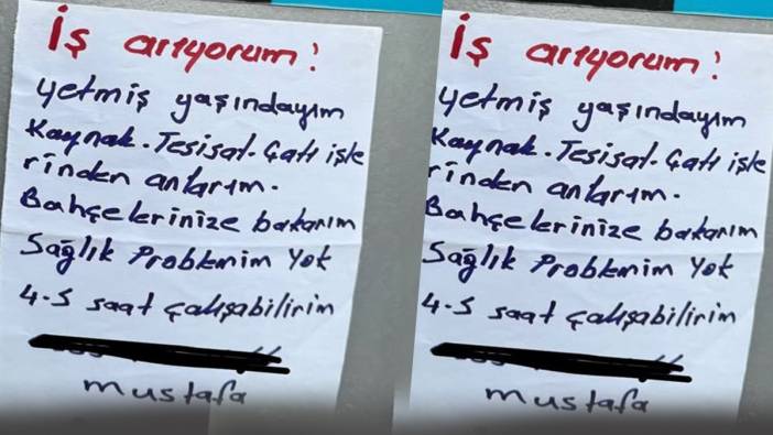 70 YAŞINDAKİ EMEKLİ’NİN İŞ İLANI YÜREKLERİ DAĞLADI!…