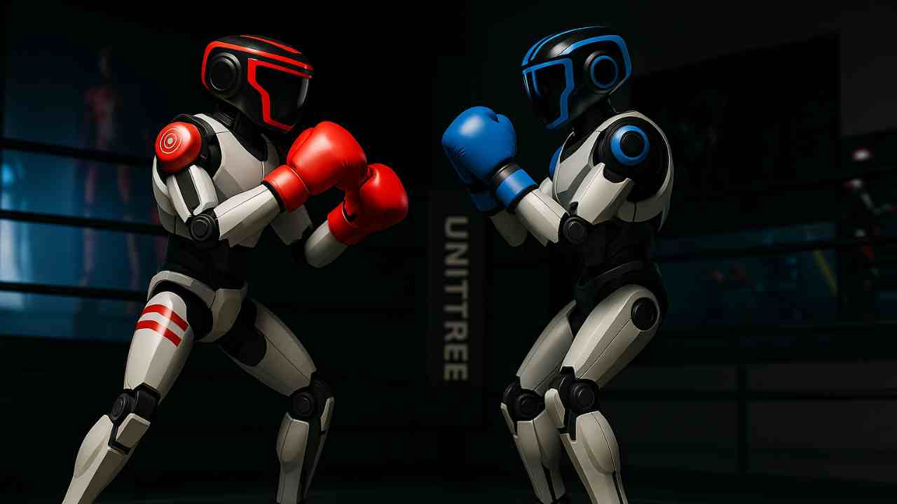 Dünyanın İlk İnsansı Robot Boks Maçı Çin’de Yapıldı…