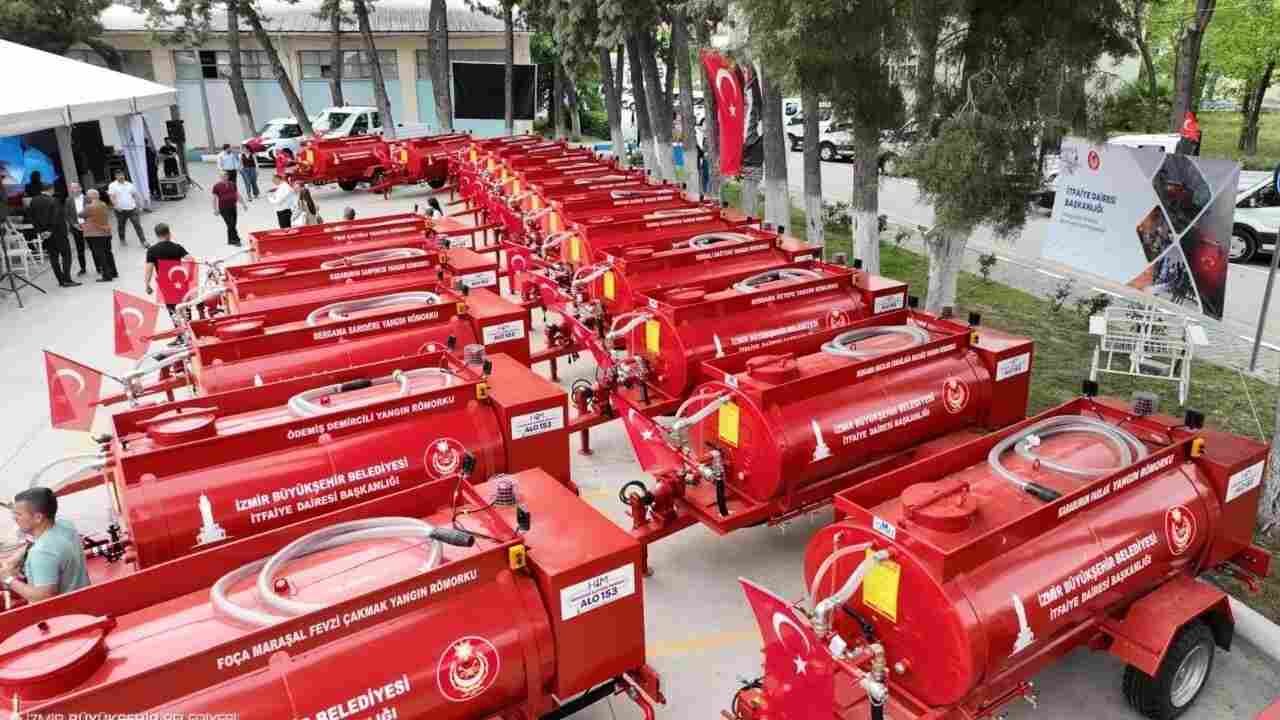 İZMİR BÜYÜKŞEHİR’DEN AFETLERE KARŞI DEV YATIRIM, 184 TANKER HİZMETE GİRDİ…