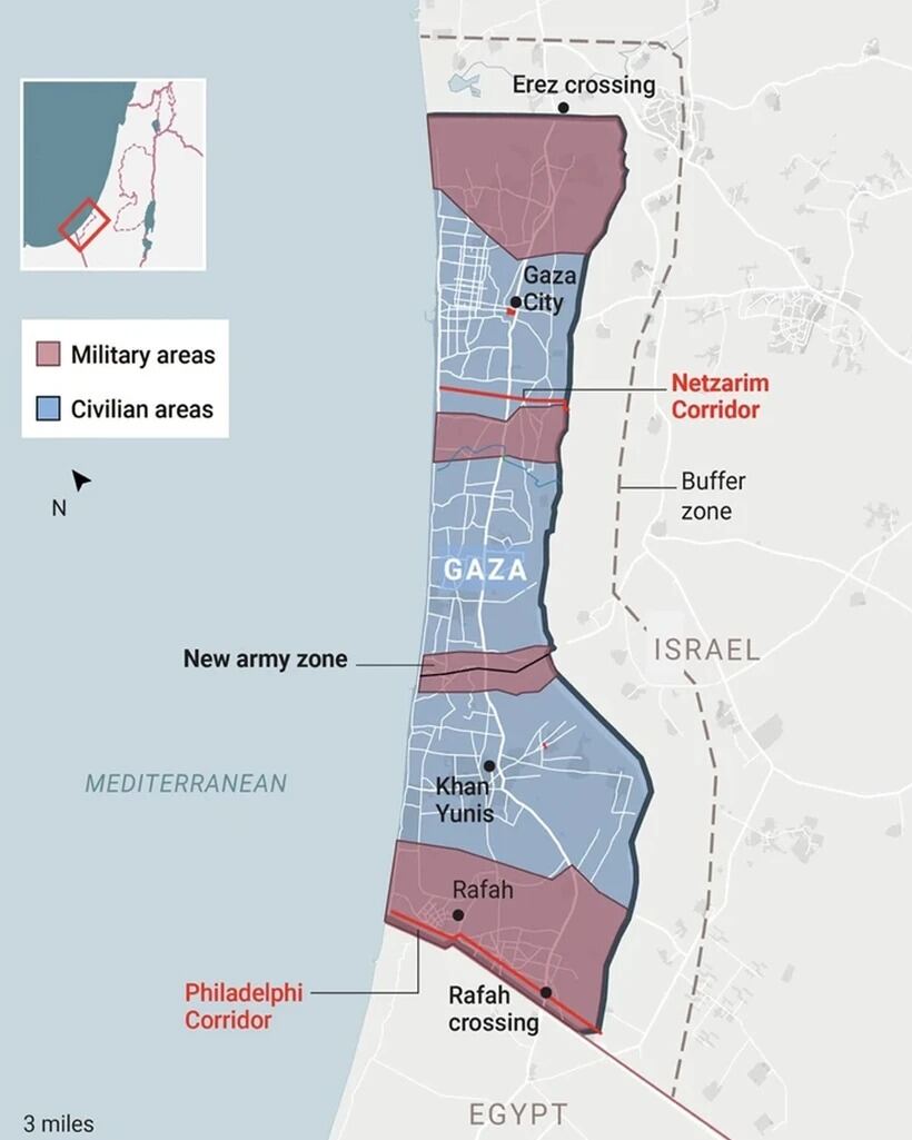 ABD VE İSRAİL GAZZE’Yİ 3’E BÖLECEK, FİLİSTİN HALKINI BASKI ALTINA ALACAK!…