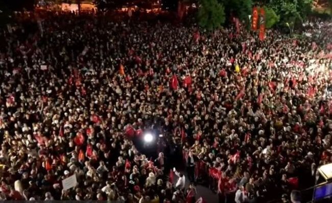 PENDİK’TE YAPILAN, İMAMOĞLU’NA DESTEK MİTİNGİNDE İNSAN SELİ!…