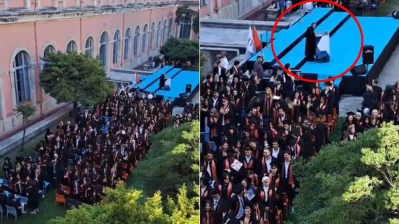 İTÜ’LÜ ÖĞRENCİLER MEZUN OLDULAR, KAYYUM REKTÖRÜ PROTESTO ETTİLER!…