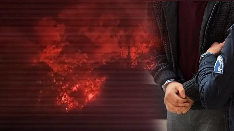 BURSA DA HAVAİ FİŞEKLE ORMAN YAKTILAR, GÖZALTINA ALINDILAR…