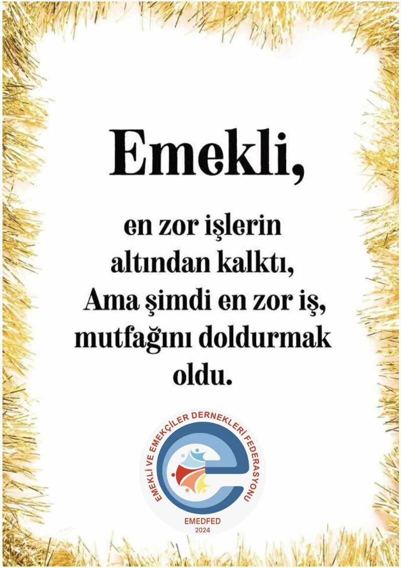 ÖZÜPAK: “EMEKLİ VE EMEKÇİ, HAK ETTİKLERİNİ ALAMADIKÇA, NE BÜTÇE DÜZELECEK NE DE TOPLUM DA HUZUR OLACAK…”