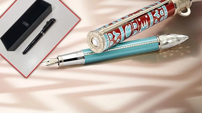 BAZI UYANIKLAR, CUMHURBAŞKANI ERDOĞANIN HEDİYE ETTİĞİ KALEMLERİ GELİR KAPISI YAPMIŞLAR!…