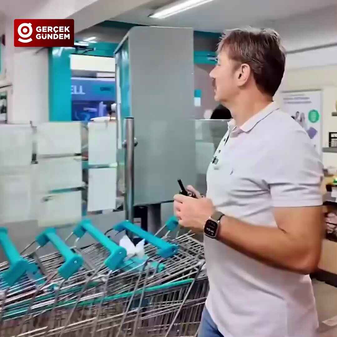 AKP’li Belediye Başkanı’nın Zincir Marketteki Zor Anları!…
