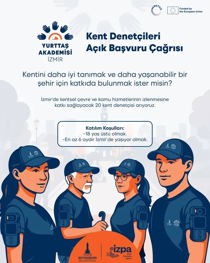 BÜYÜKŞEHİR, İZMİR DE: “KENT DENETÇİLERİ” UYGULAMASINI BAŞLATIYOR…