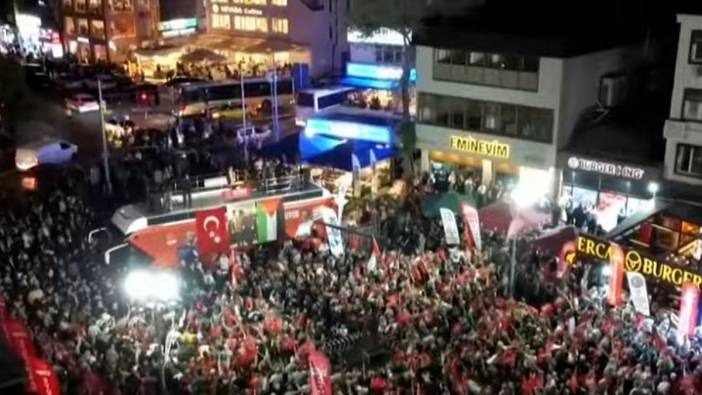 CHP’DEN EYÜPSULTAN’DA FİLİSTİN’E DESTEK MİTİNGİ…