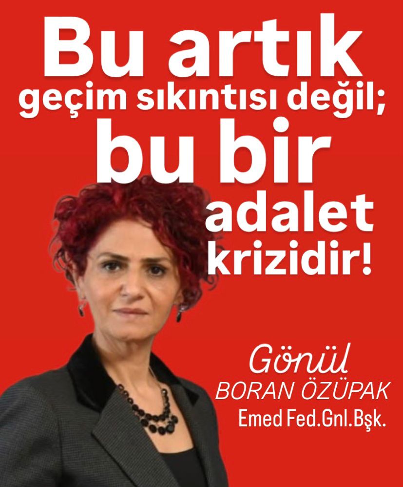 “EMEK UCUZ, HAYAT ATEŞ PAHASI, MARKETE GİRİLMİYOR..BİZ BUNU HAK ETMİYORUZ!…”