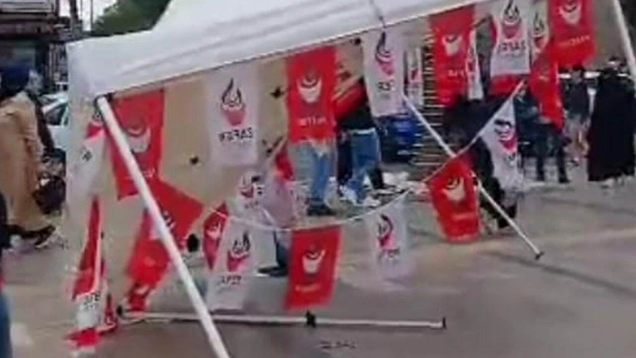 AYDIN’DA ZAFER PARTİSİ STANDINA SALDIRI!…