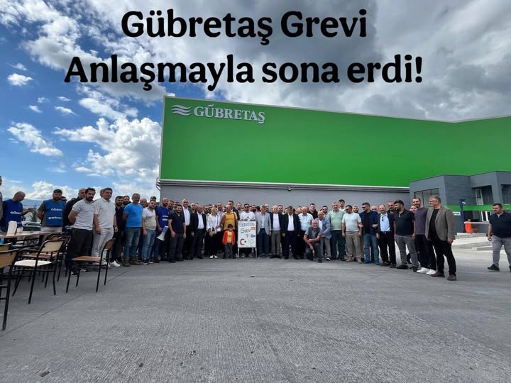 ANLAŞMAYA VARILDI, GÜBRETAŞ GREVİ SONLANDIRILDI…