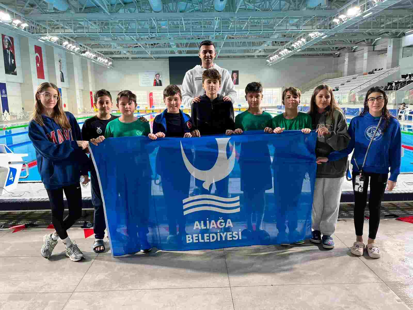 Aliağalı Yüzücüler Geleneği Bozmadı: Aliağa Yine Türkiye Finallerinde…