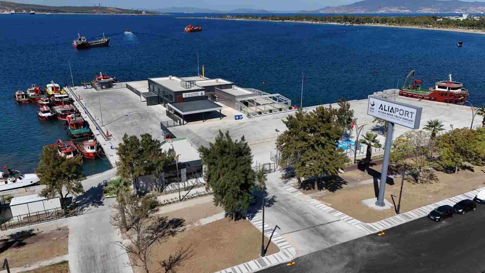 İZMİR’İN 7. HUDUT KAPISI, ALİAPORT DENİZ YOLCU İSKELESİ HİZMETE HAZIR…