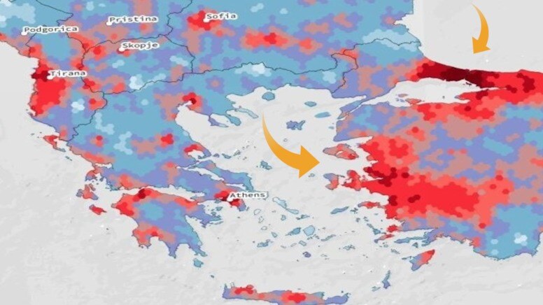 İSVİÇRE DE YAYINLANAN SİSMİK HARİTAYA GÖRE İSTANBUL VE İZMİR BÜYÜK DEPREM TEHDİDİ ALTINDA!…