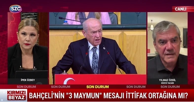 ÖZDİL: “GÜYA SARAYA KARŞIYIZ SARAYDA DÜĞÜN YAPILIYOR…”