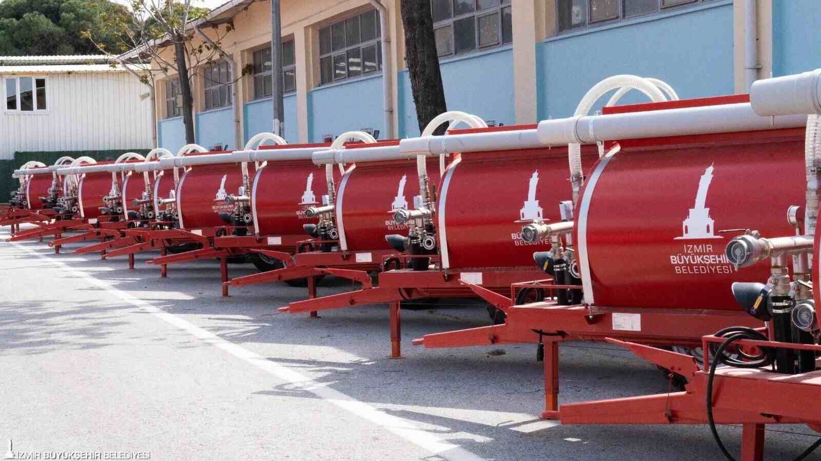 BÜYÜKŞEHİR, ORMAN YANGINLARININ DAHA BÜYÜK FELAKETLERE DÖNÜŞMESİNİ ENGELLEYEN TANKERLERİ DAHA RİSKLİ BÖLGELERE YERLEŞTİRMEYE DEVAM EDECEK…