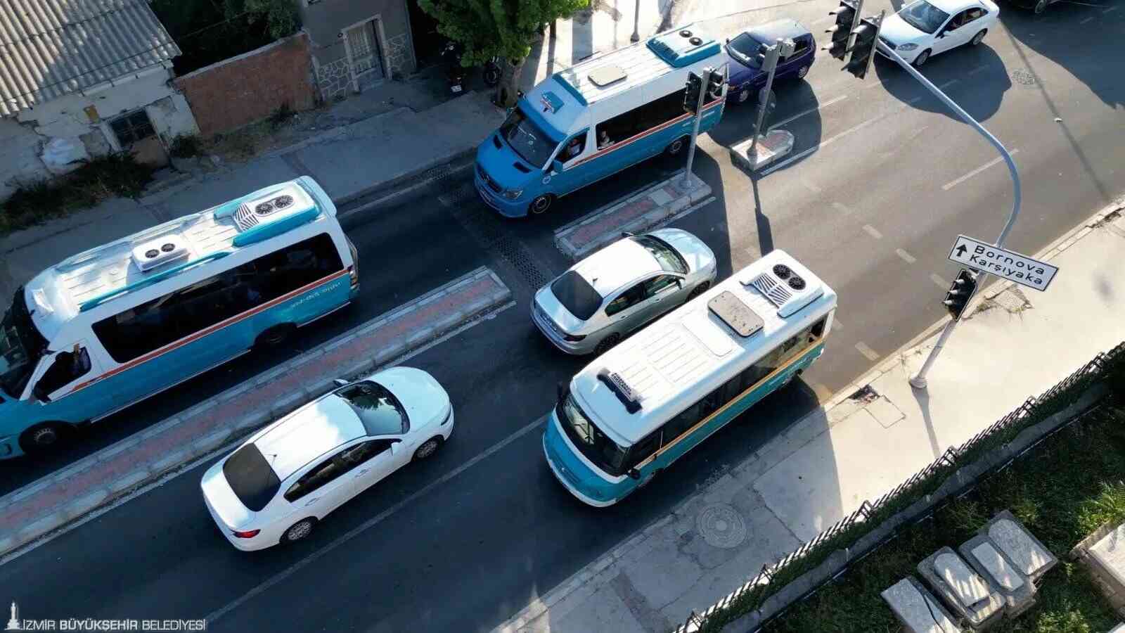 İZMİR BÜYÜKŞEHİR ZABITASINDAN DRON DESTEKLİ TRAFİK DENETİMİ…