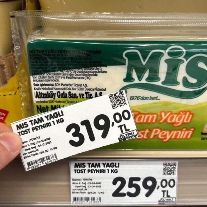 ASGARİ ÜCRETE ZAM GELDİ, MARKETLER DAHA GECEDEN ETİKETLERİ DEĞİŞTİRDİ!…